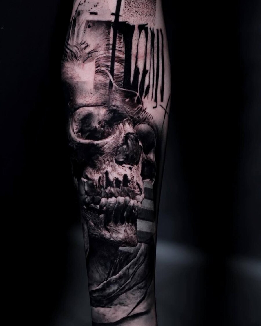 Blackwork Drip