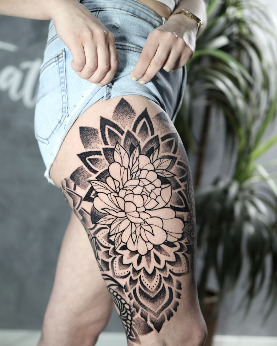 Dotwork Mandala