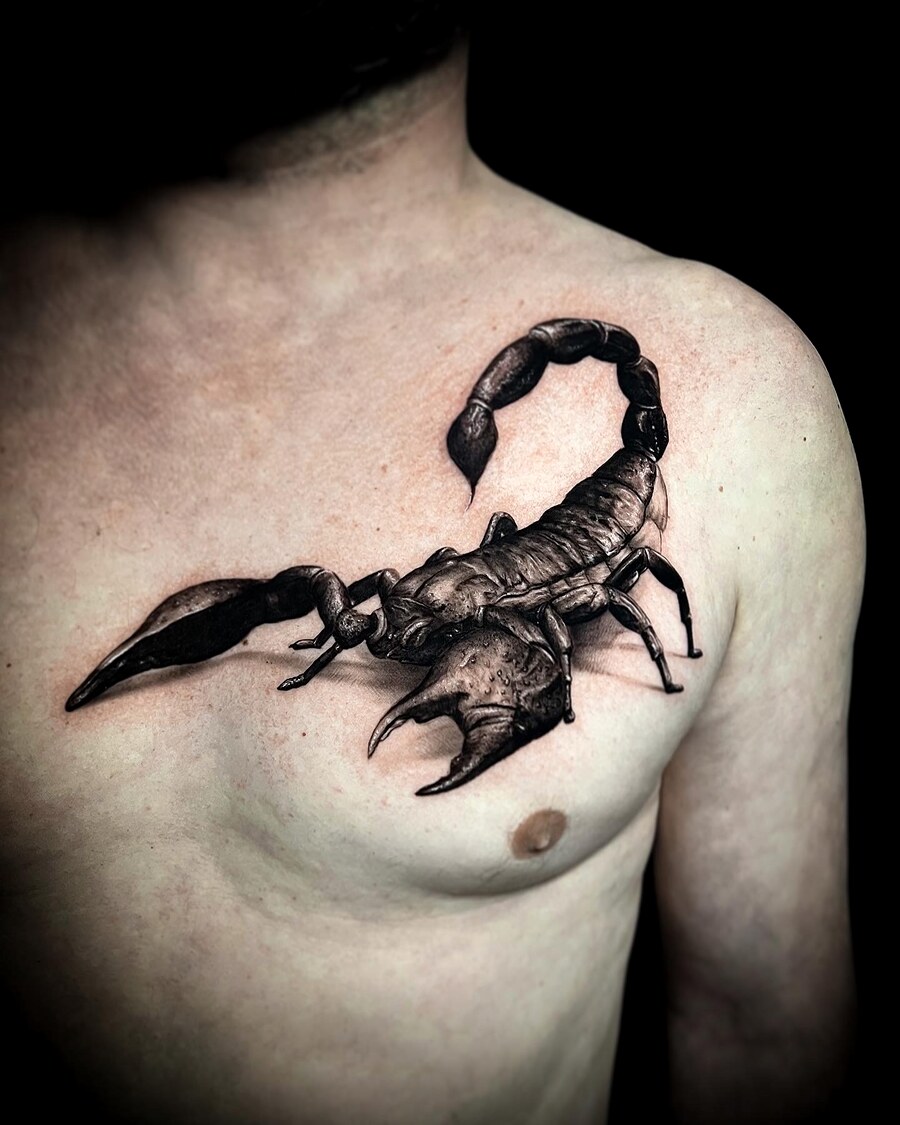 Skorpion Brust