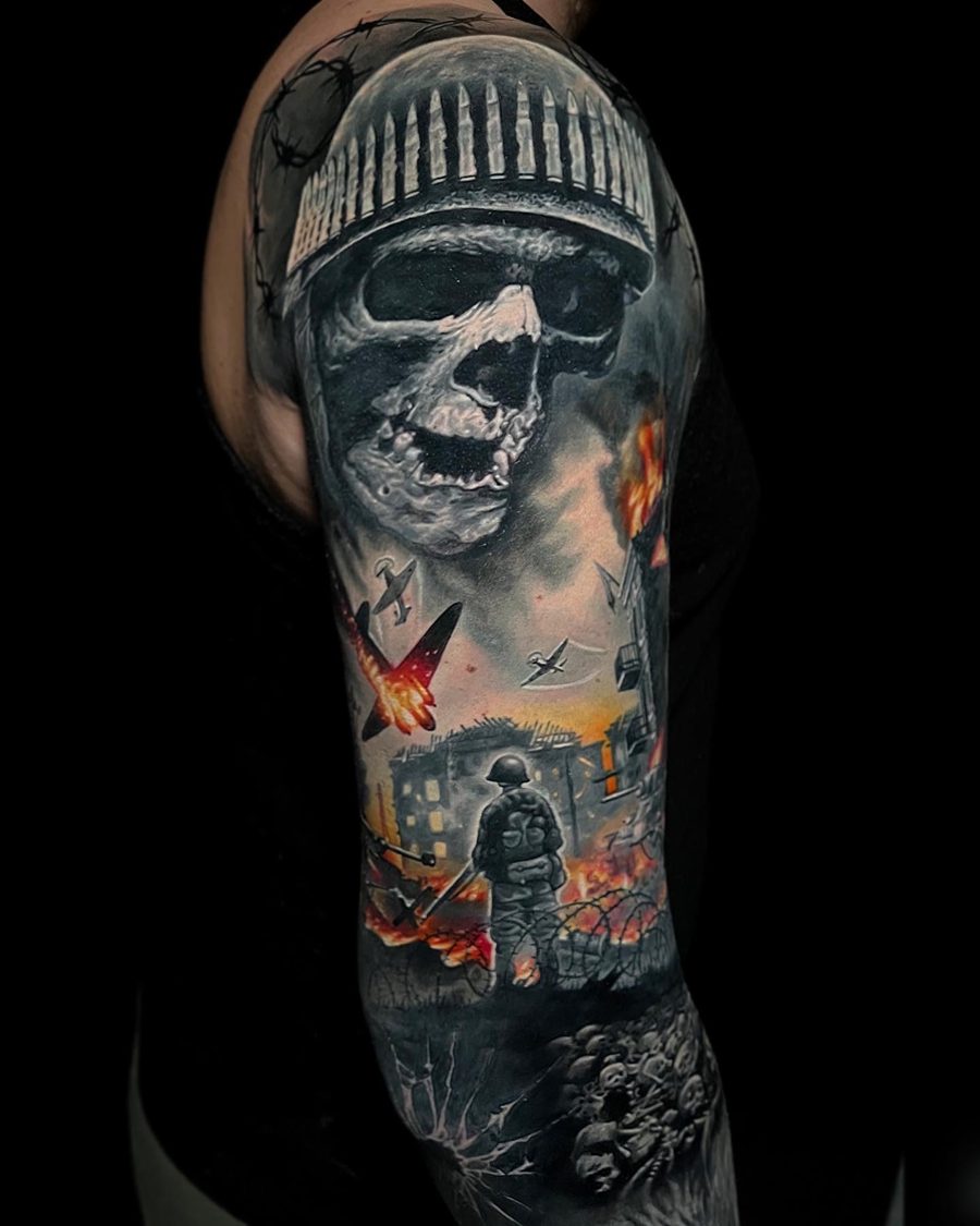 Color - Kriegsmotiv