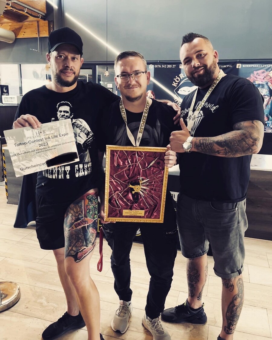 Award-Plakette auf Convention